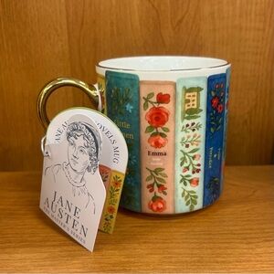 NEW Jane Austen Novels Novelty Porcelain Mug The Masters Series VIRAL